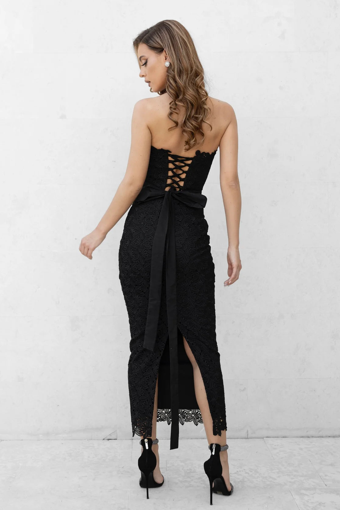 Straight Corset Lace Dress