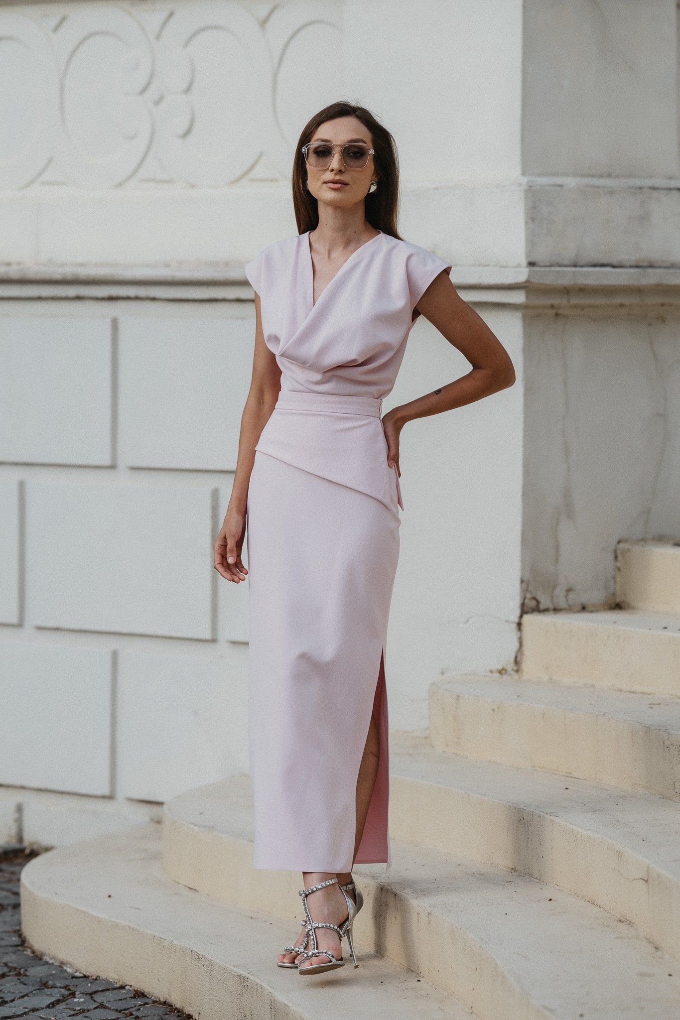 Rosalie Blush Two-Piece Set