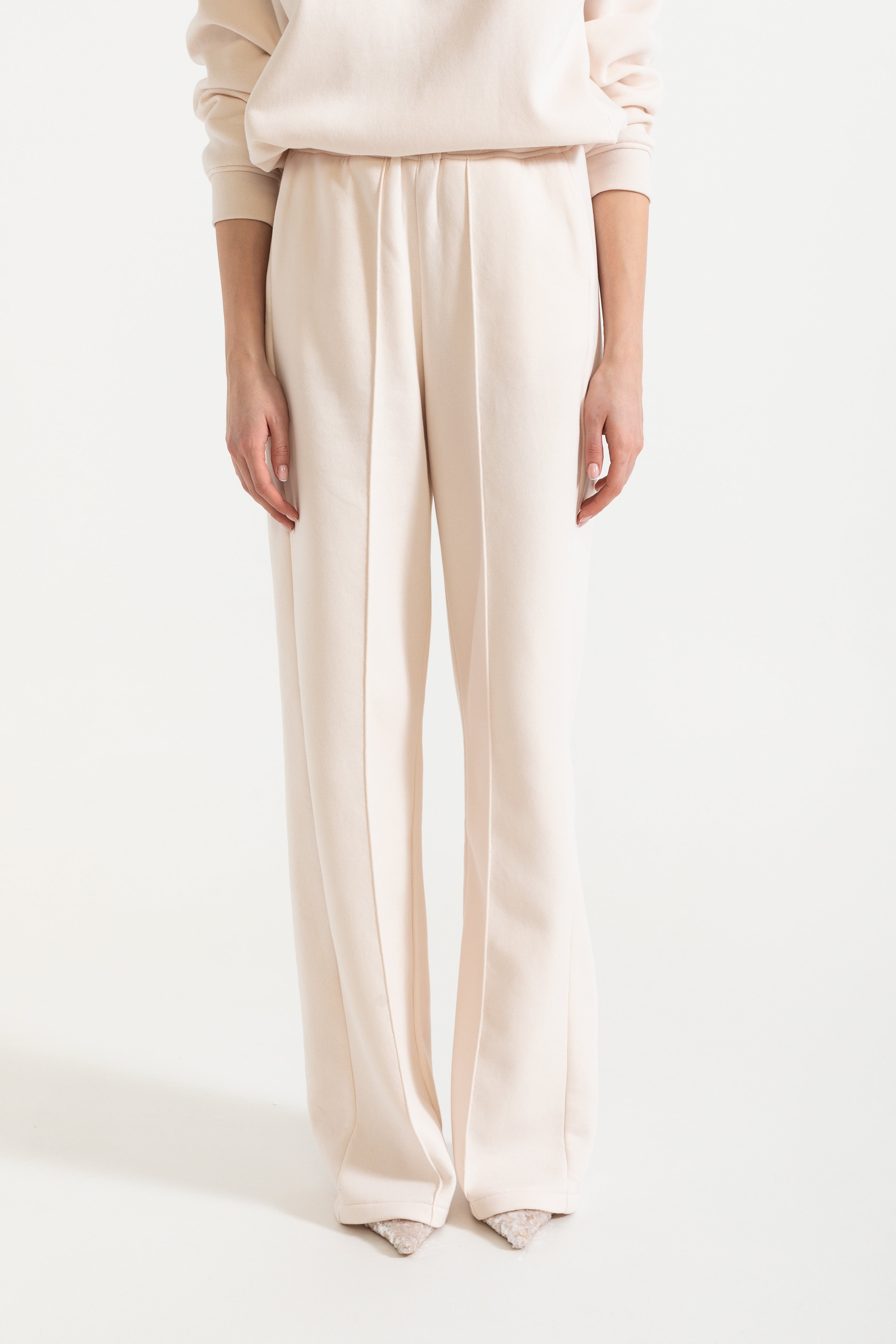 Serene- Cream Tracksuit Set