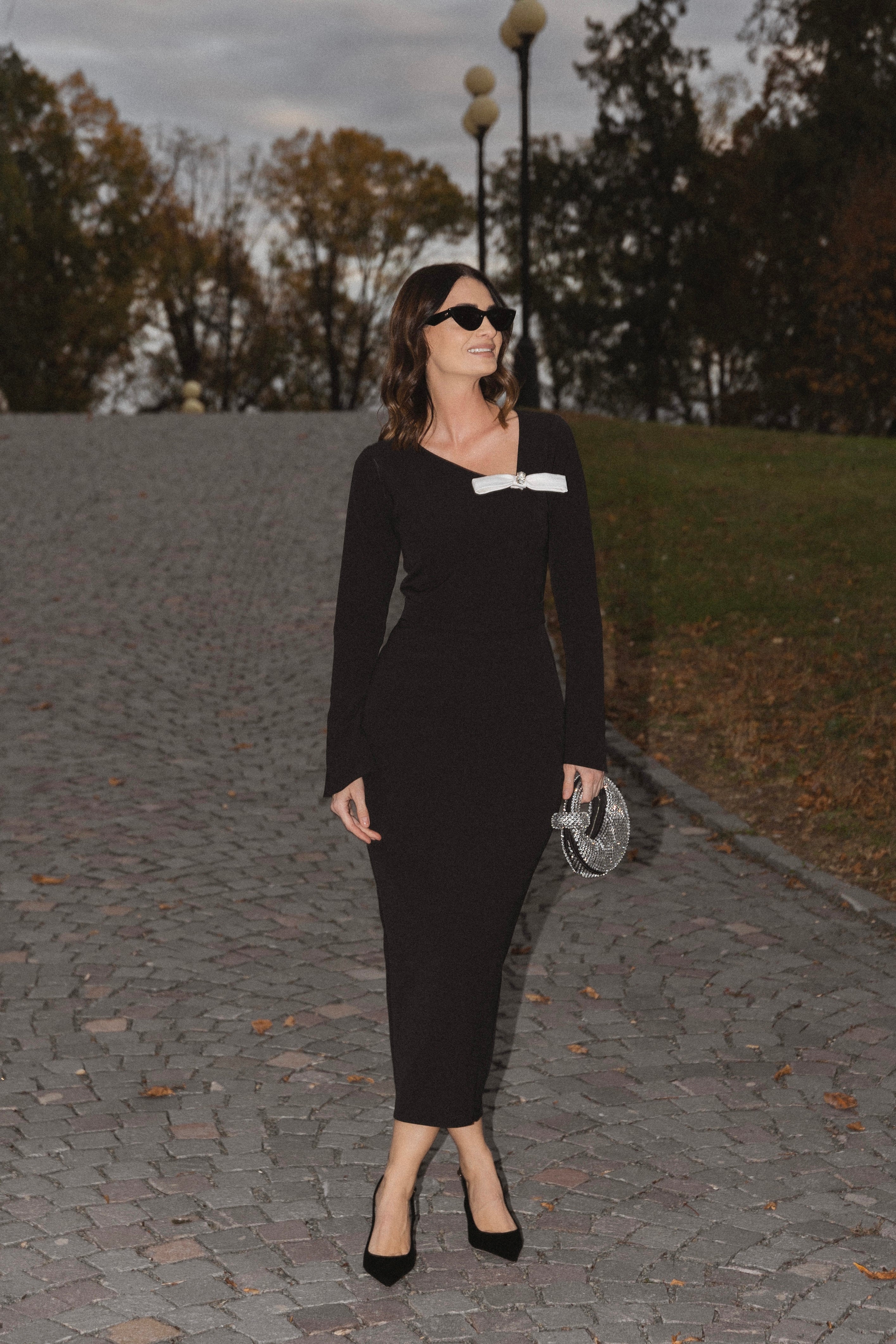 Greta – Midi dress - Black