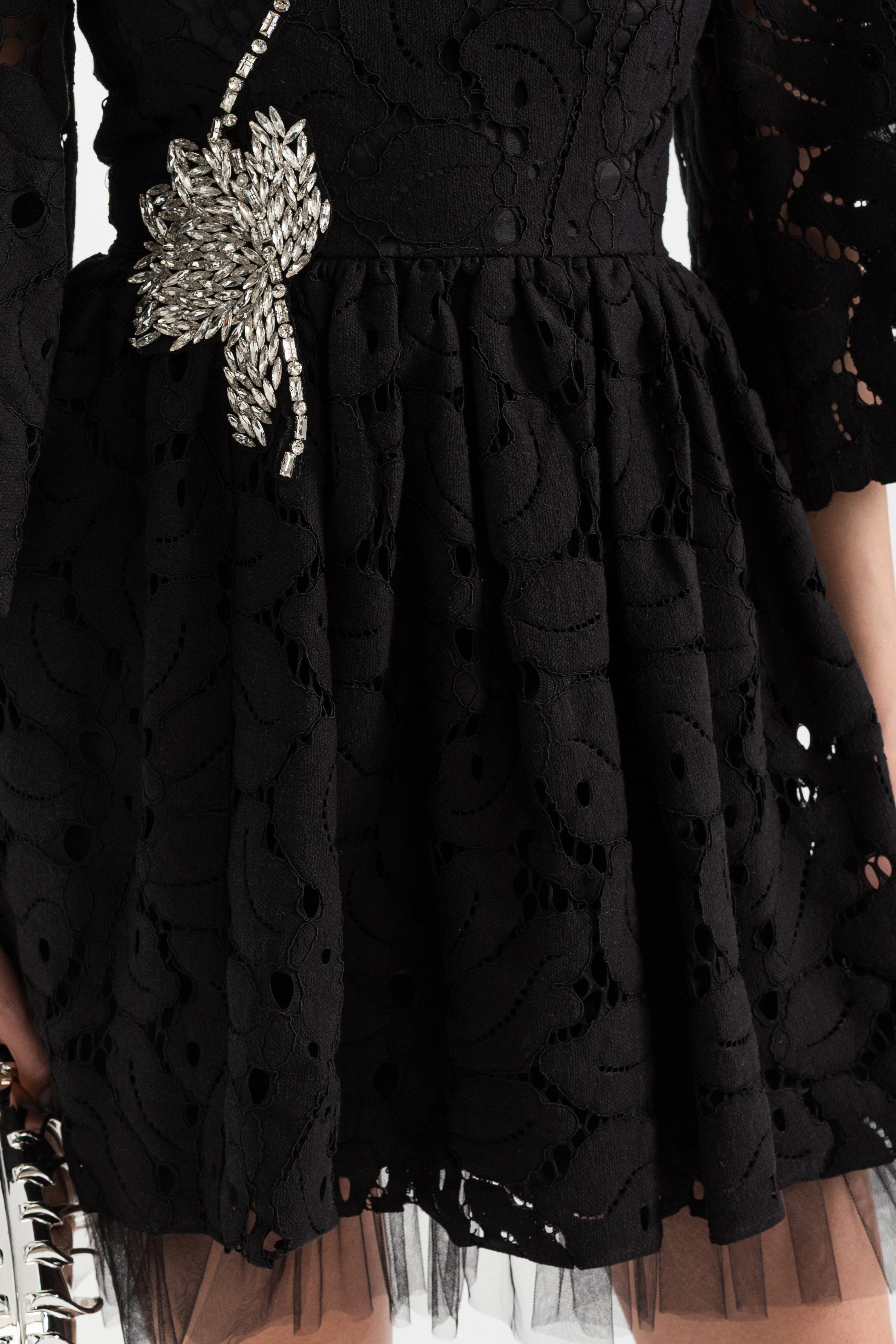 Ivy Mini Dress - Black