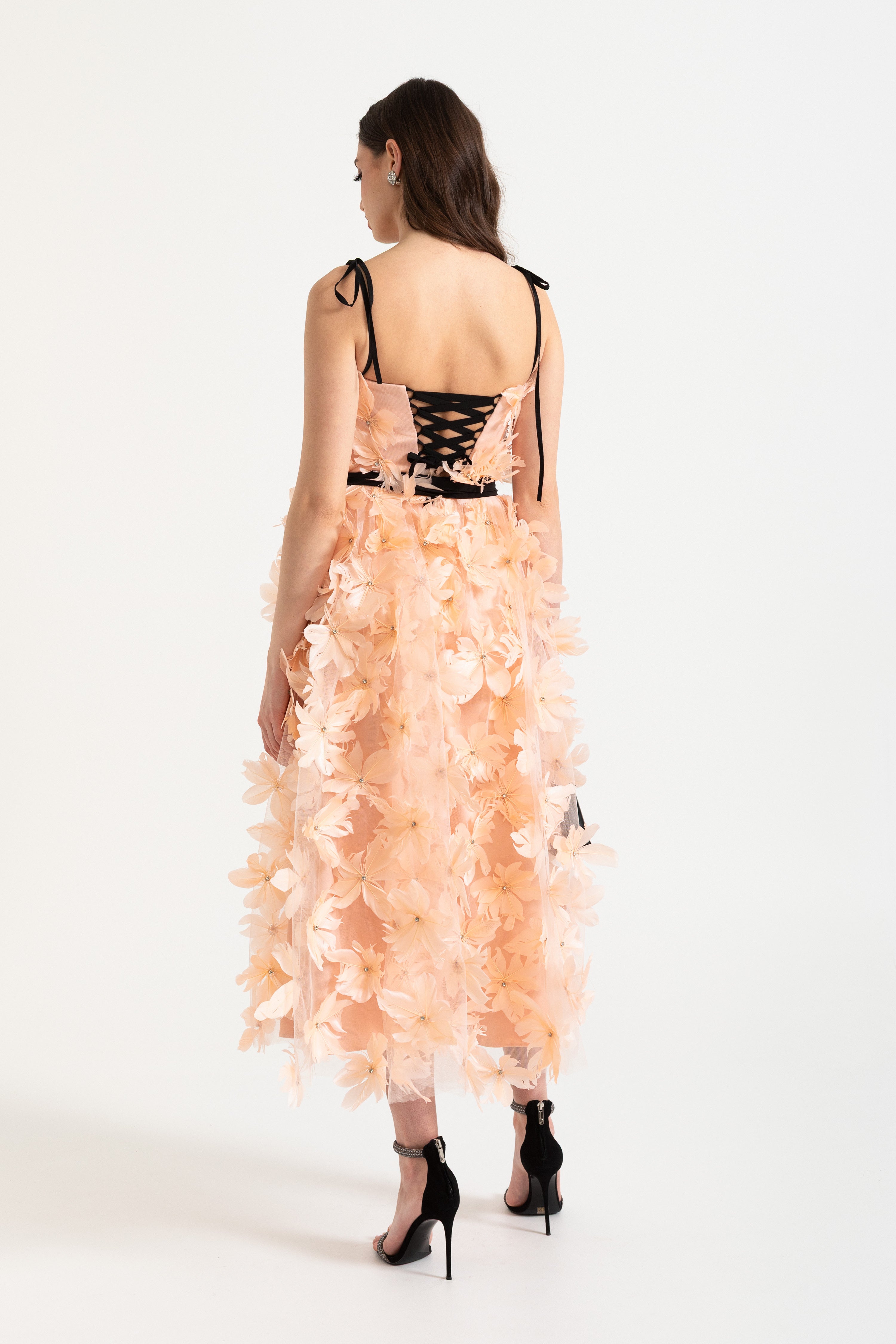 Ines Midi Dress - Orange