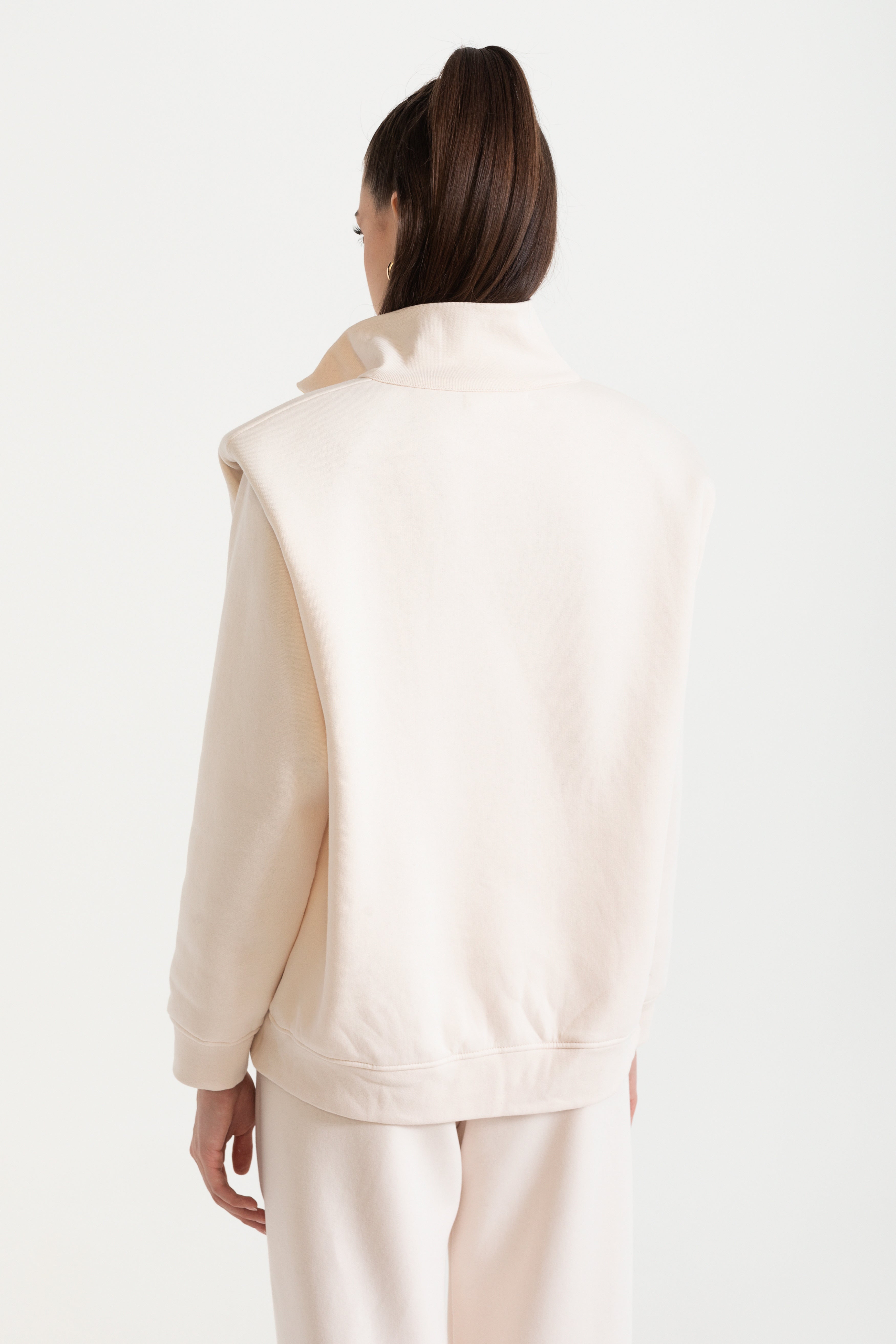 Serene- Cream Tracksuit Set