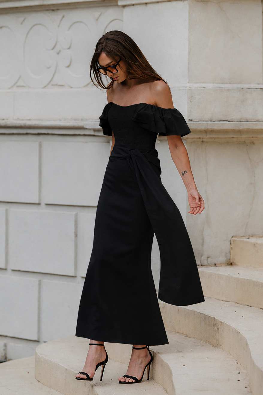 Olivia Set – Black Crepe