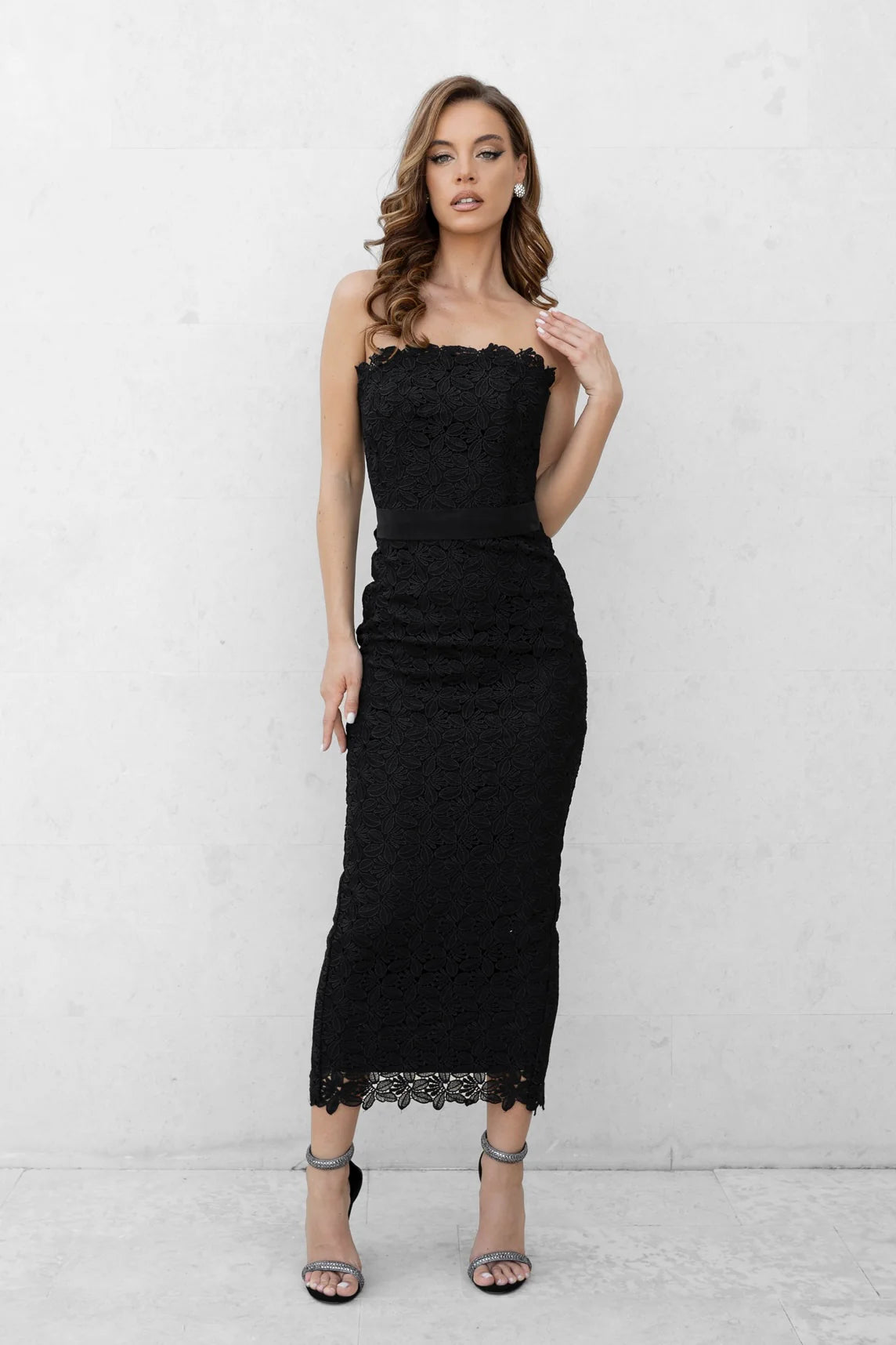 Straight Corset Lace Dress