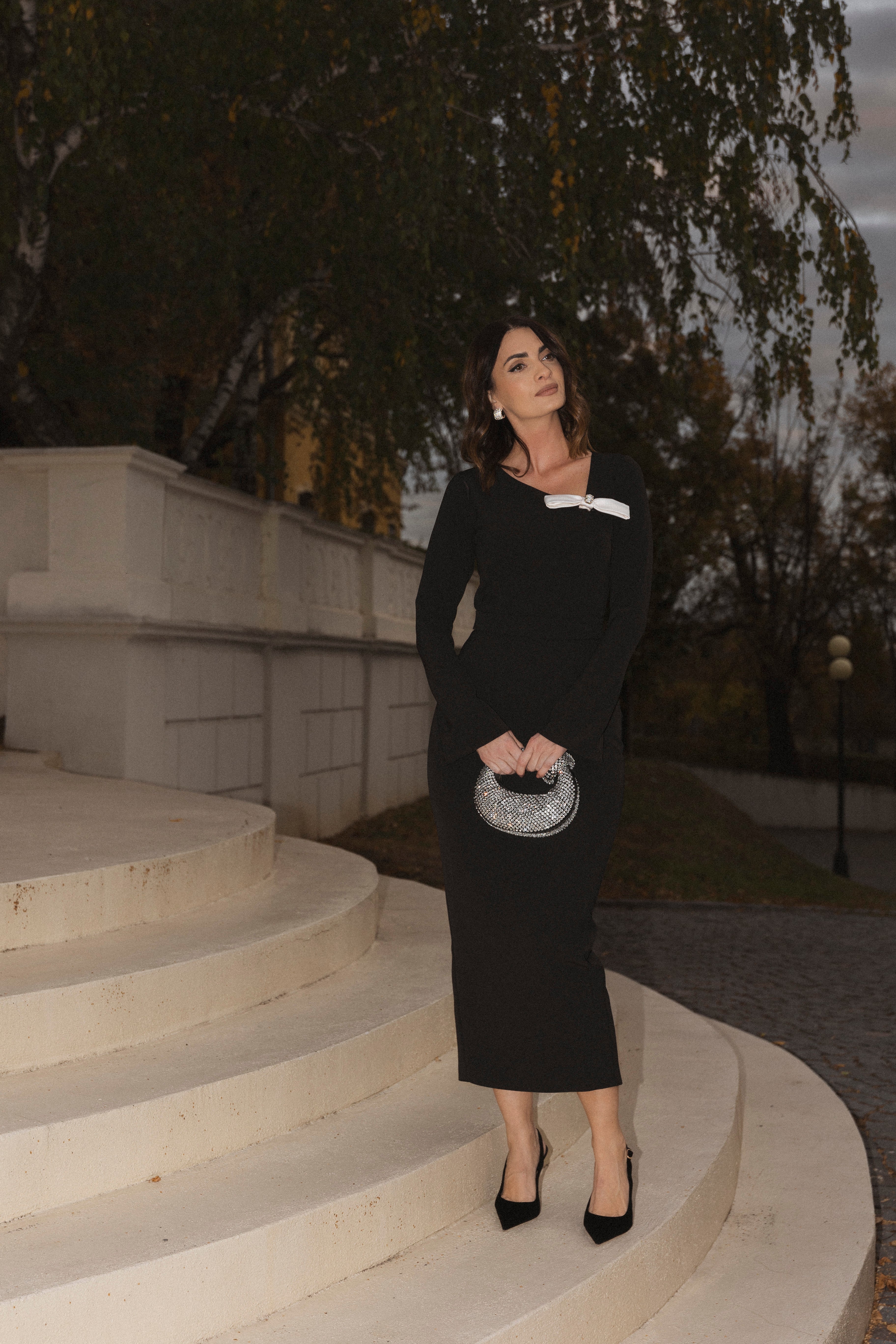 Greta – Midi dress - Black