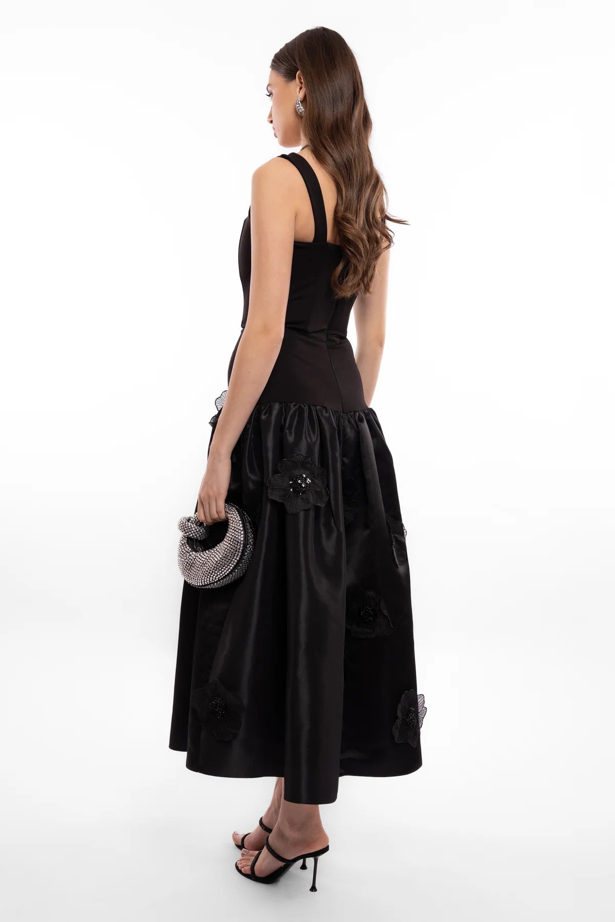 Alexia Midi Dress - Black