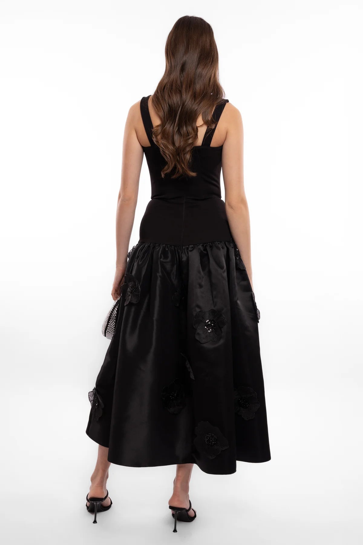 Alexia Midi Dress - Black