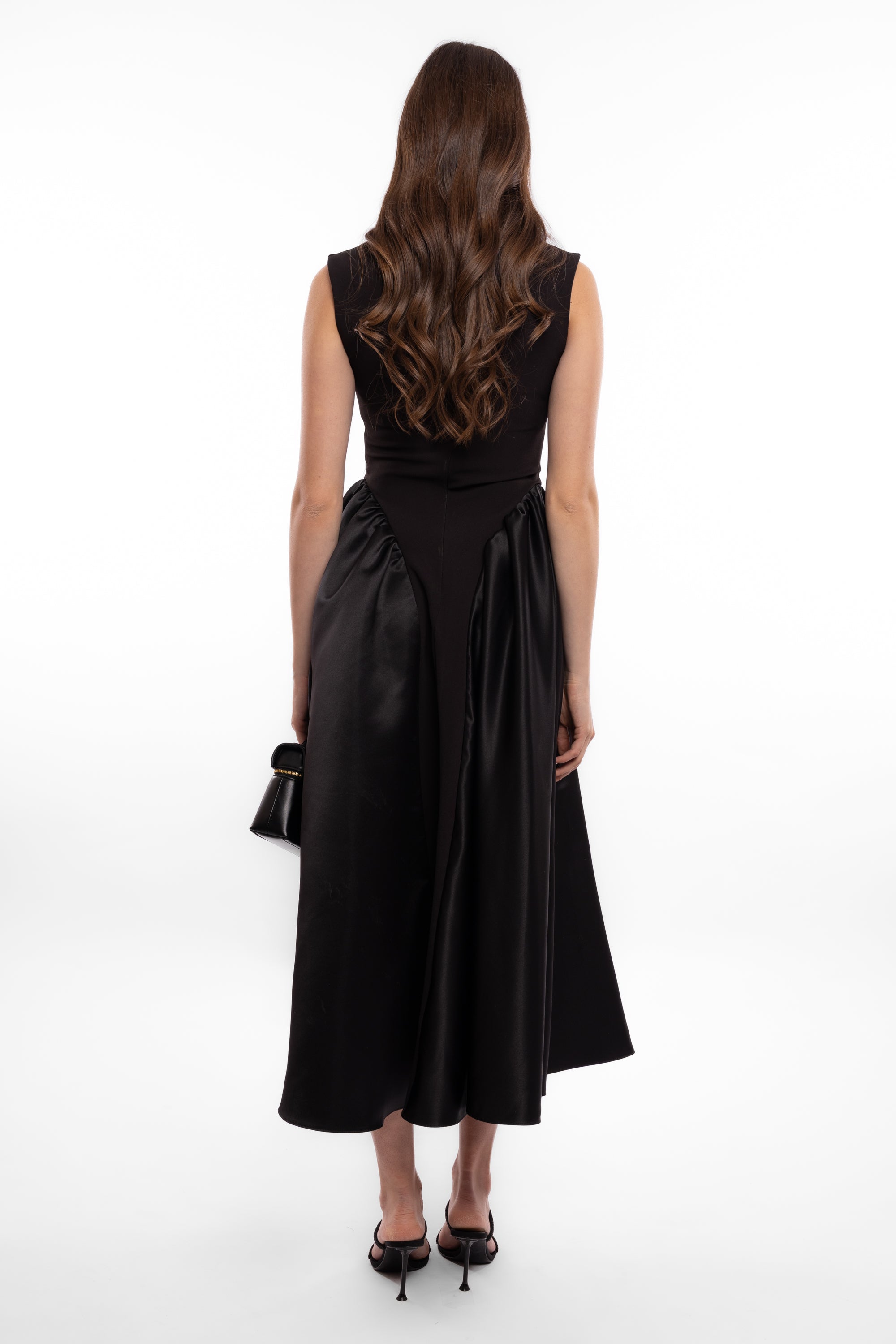 Luna Midi Dress - Black
