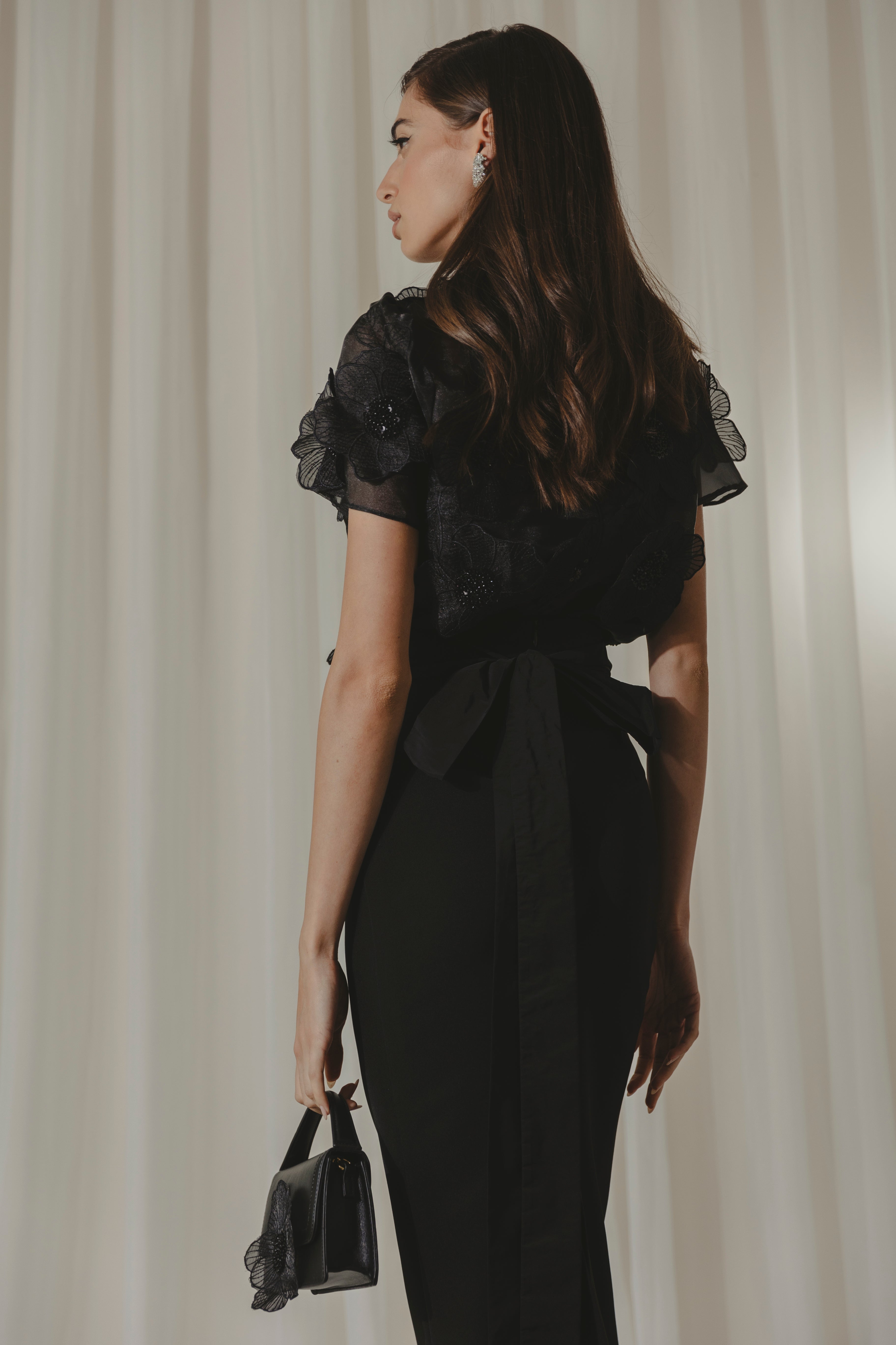 Lola Midi Dress - Black