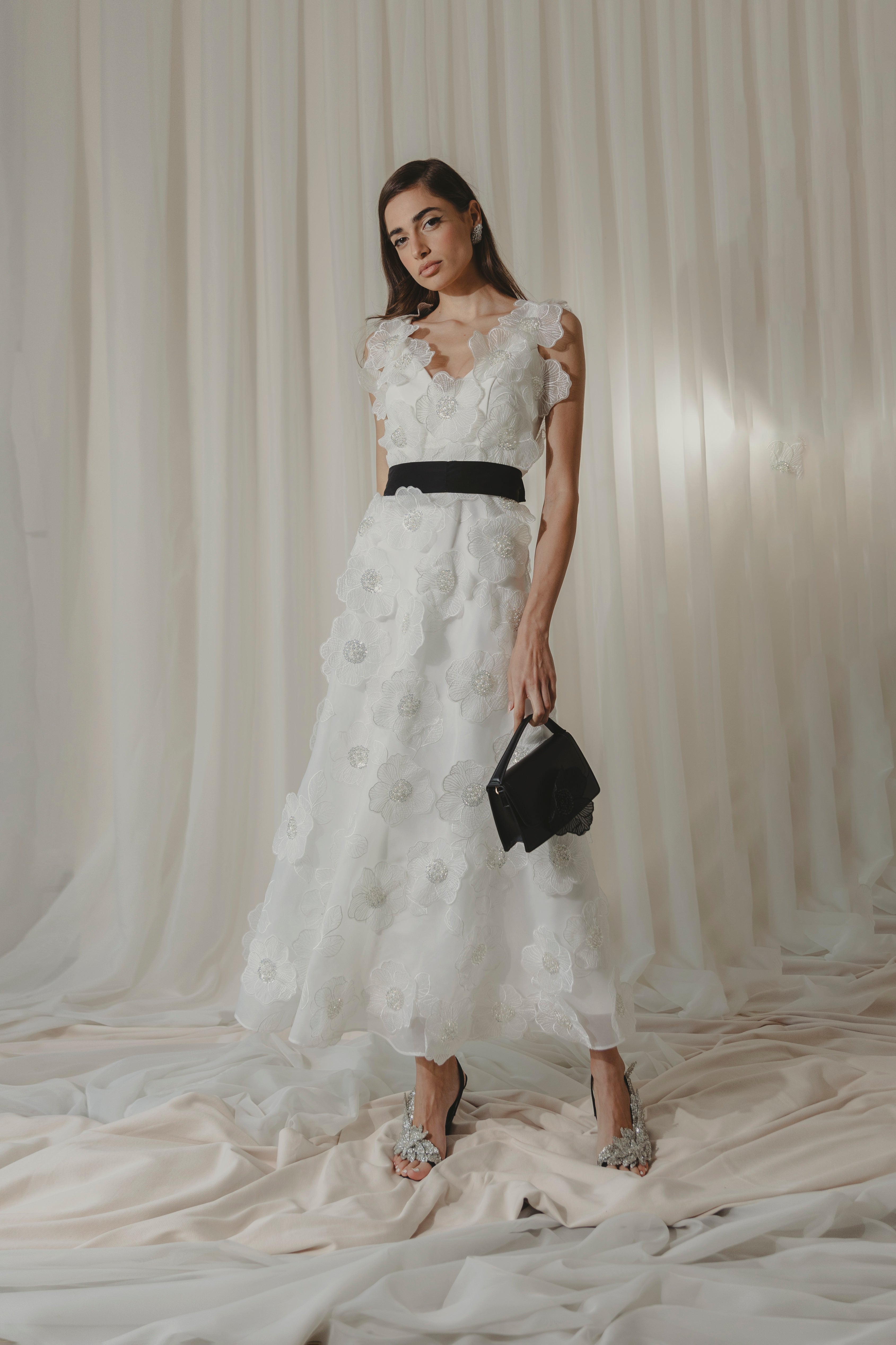 Blanca Midi Dress - White