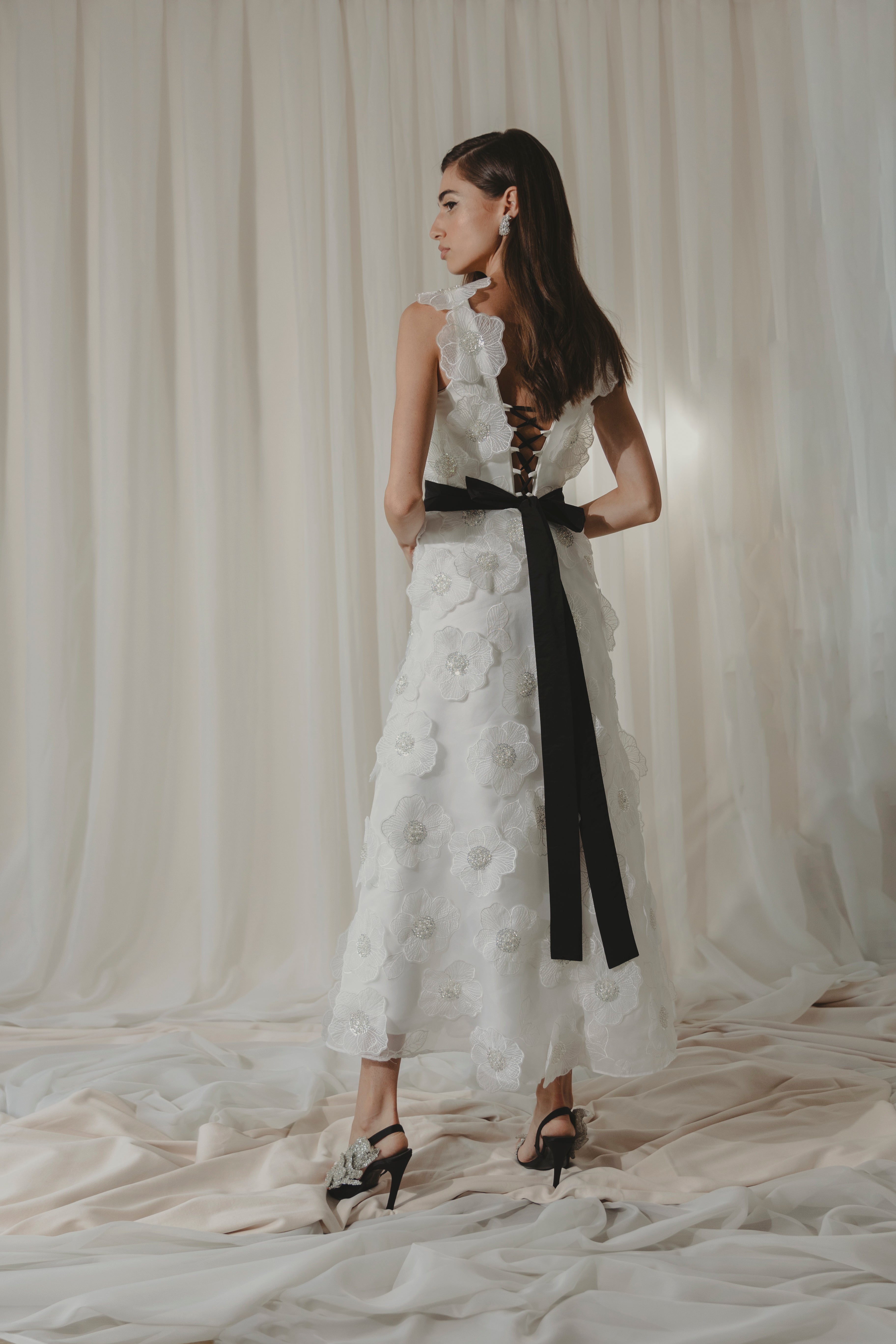 Blanca Midi Dress - White