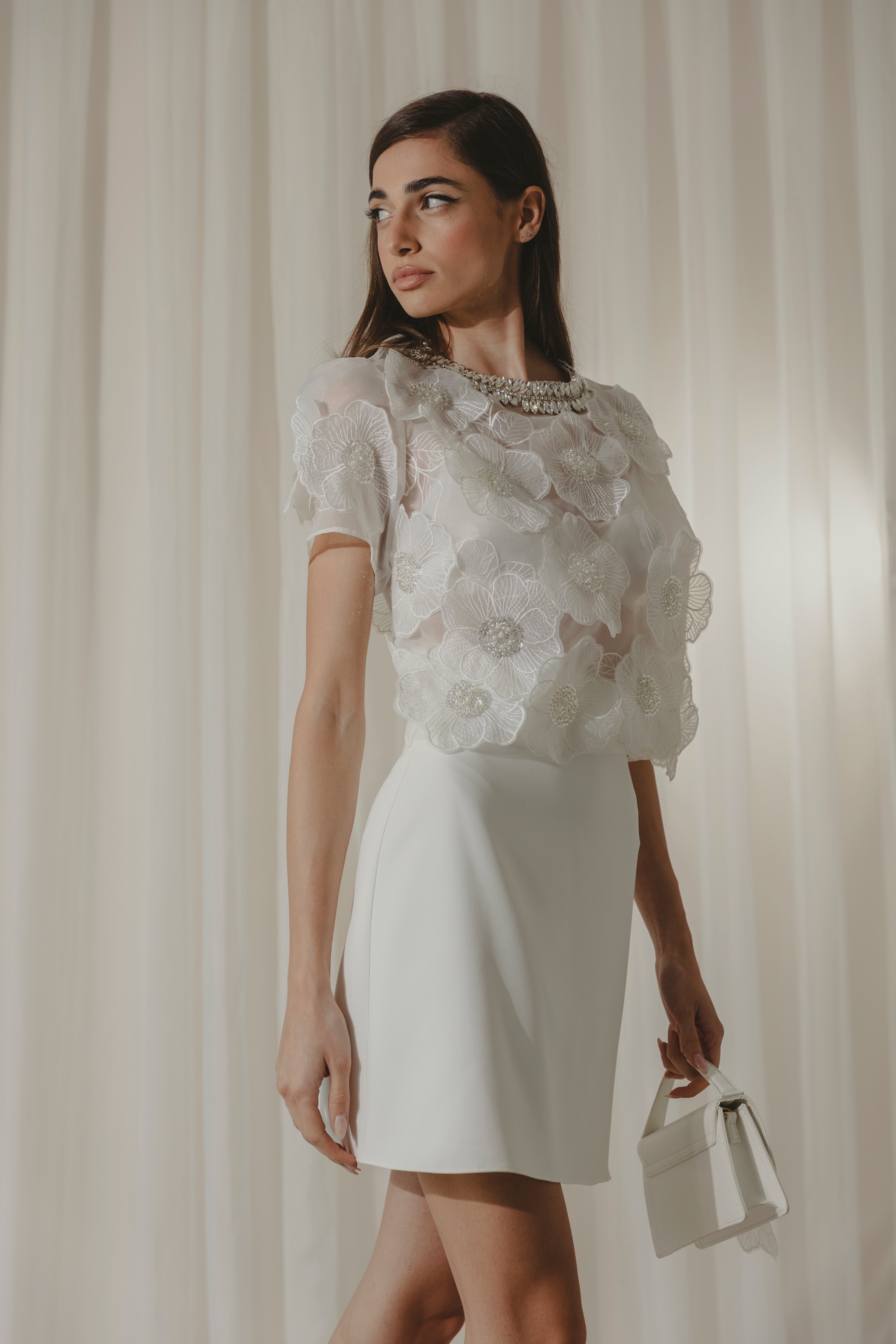 Ellia Mini Dress - White