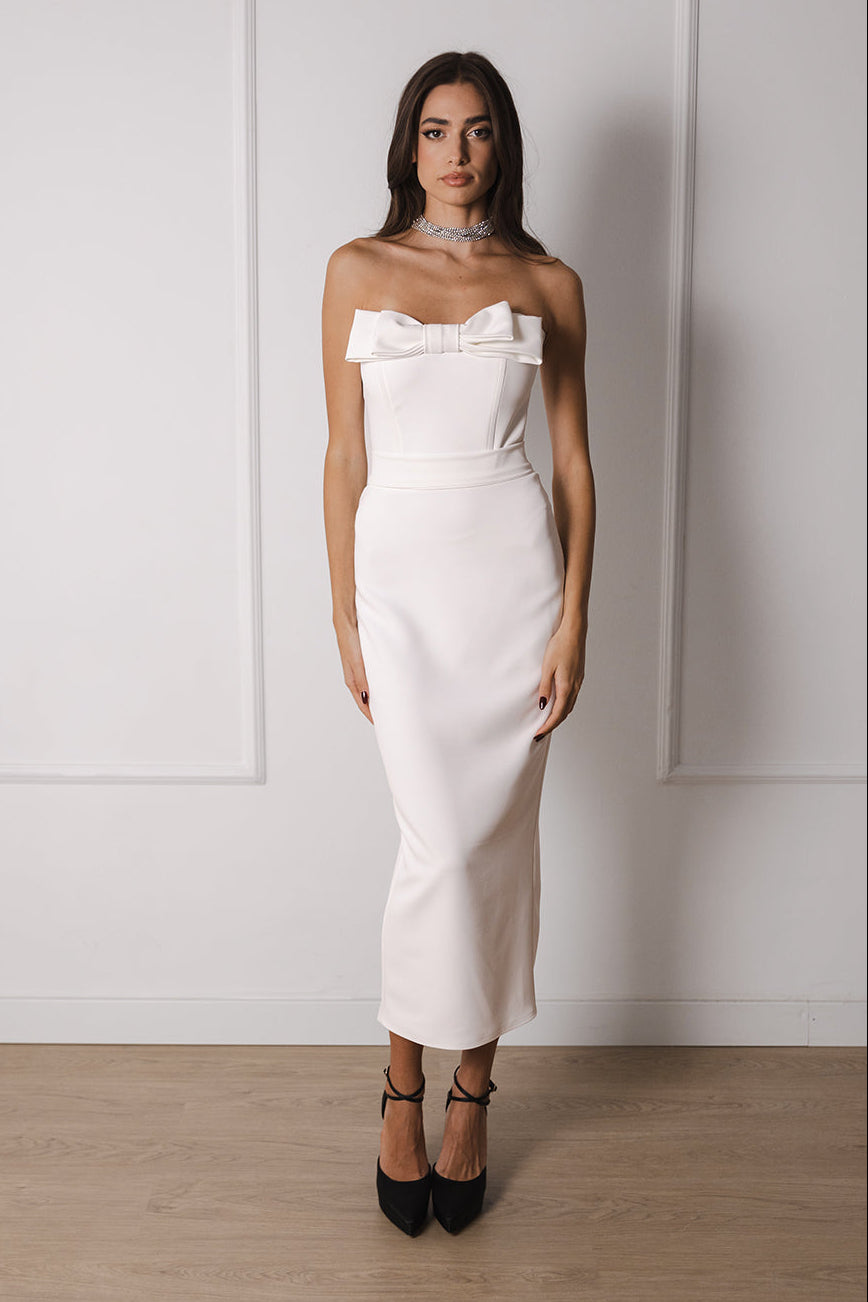 Bianca Midi Dress - White
