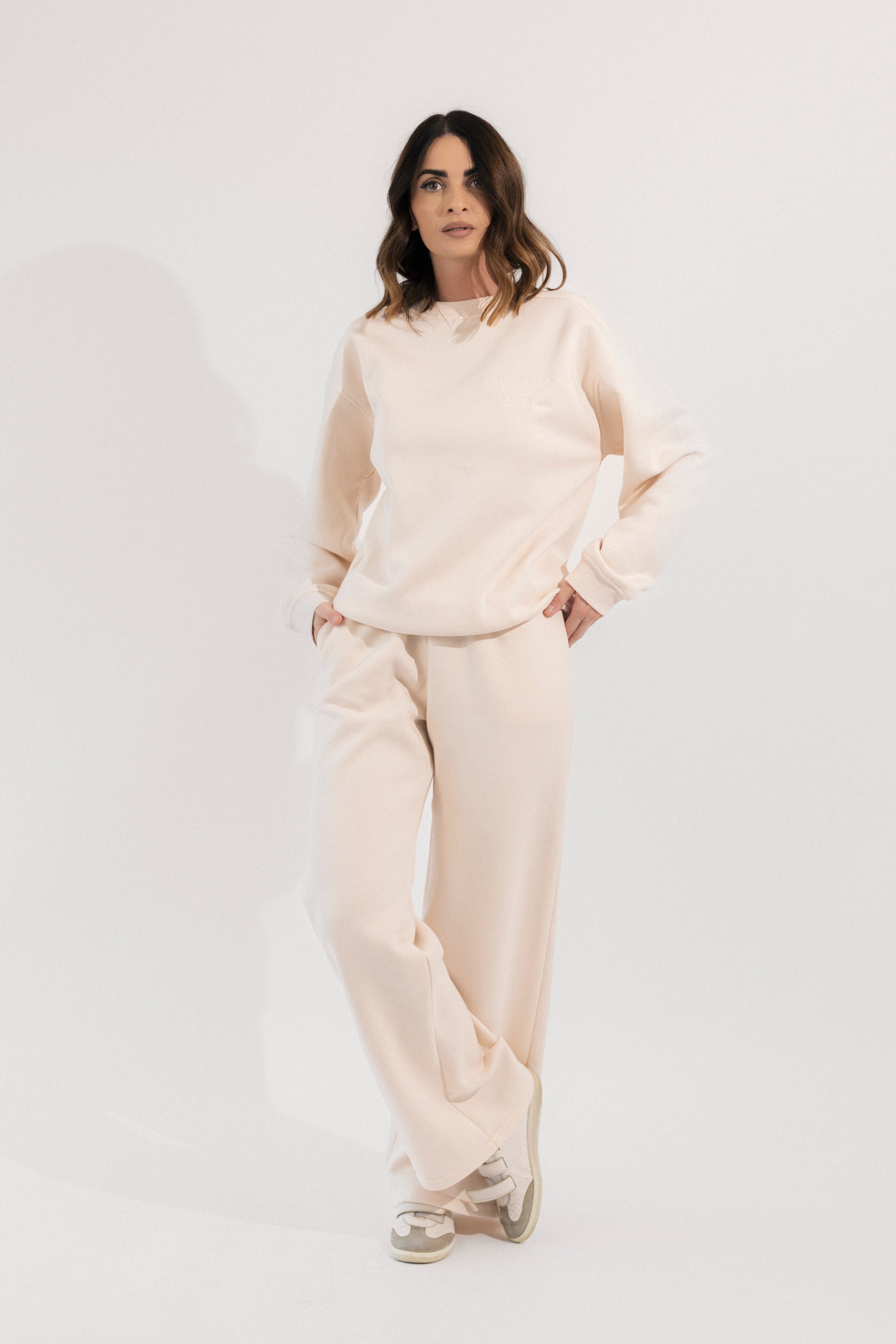 Elara Tracksuit – Cream